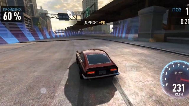 Gameplay NEED FOR SPEED NO LIMITS - Level 1 Monoseries Nissan Fierlady 240ZG смотреть онлайн