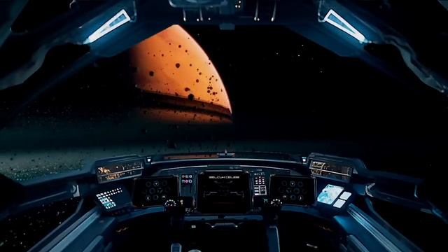 Radio Chatter & Spaceship Patrol Flight In Saturn Ring. Sci-Fi Ambience For Sleep, Study, Relaxing