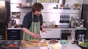 Куриная печенка с рисом