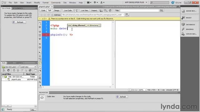 Using code hinting with PHP variables смотреть онлайн