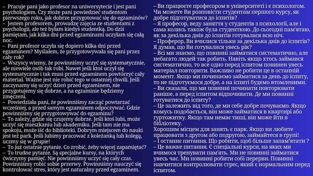 Уся Польська мова в одному плейлисті. Польські тексти та діалоги. Польська з нуля. Частина 1-100 смотреть онлайн