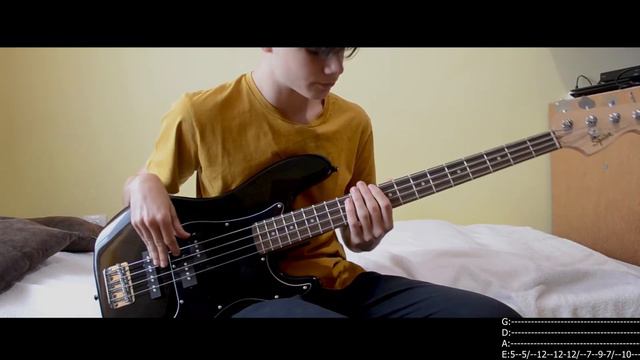 Billie Eilish - Xanny Bass Cover with (+TABS) смотреть онлайн