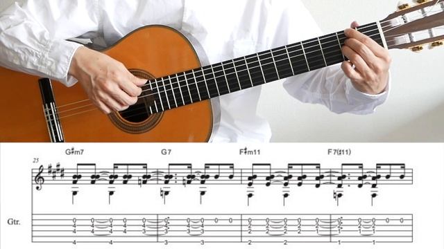 One Note Samba [TAB] Simple Fingerstyle Guitar | A.C. Jobim смотреть онлайн