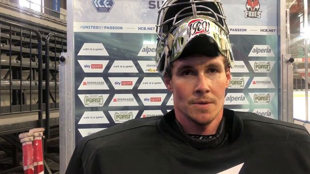 Leland Irving vor Spiel 4 zwischen Bozen und Bratislava смотреть онлайн