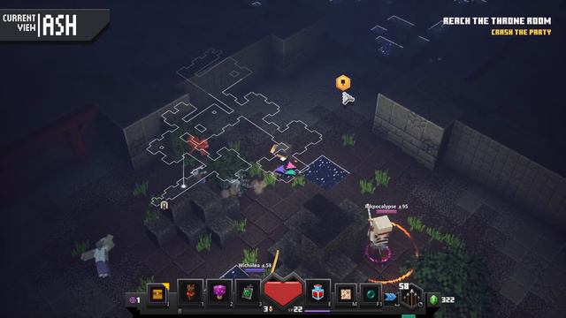 Minecraft Dungeons - #8 - CRASHING THE PARTY! (4-player gameplay) смотреть онлайн