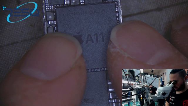 iPhone 8 Plus DATARESCUE JOB - A11 RAM short circuit - How to replace the A11 RAM safe & fast смотреть онлайн