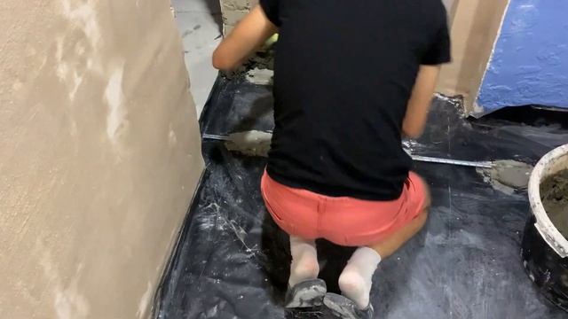 Ремонт коридора - черновые работы ❤️ Эксперимент с декоративной штукатуркой ⚡ отзыв по краске Farbe смотреть онлайн