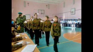 Смотр строя и песни в начальной школе