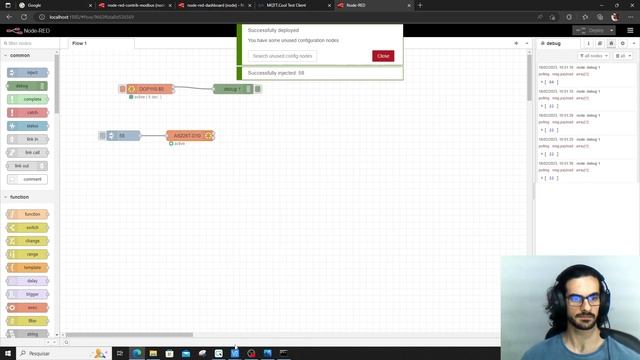 Comunicando CLP e IHM da Delta com Node-RED via MODBUS TCP e MQTT. смотреть онлайн
