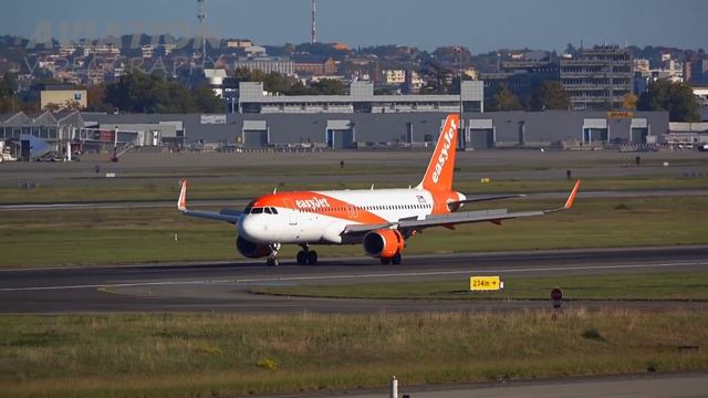 1 HR Watching Airplanes, Aircraft Identification | Toulouse Airport Plane Spotting [TLS/LFBO]
