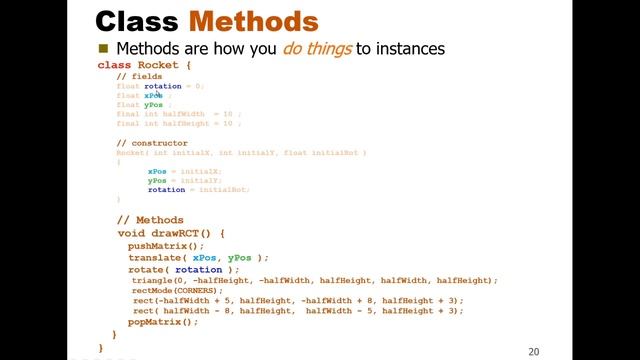 IAT806 Lecture 4.2 Java Class смотреть онлайн