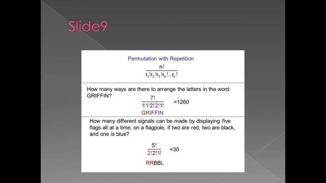 permutations and combinations смотреть онлайн