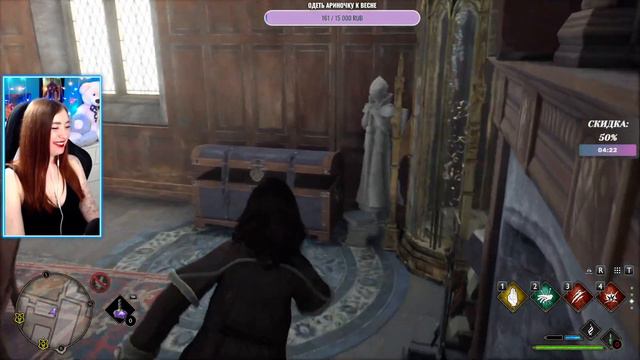(7 часть)учимся темной магии в Hogwarts Legacy смотреть онлайн