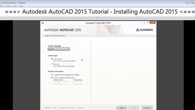 Autodesk AutoCAD 2015 Tutorial Installing AutoCAD 2015 смотреть онлайн