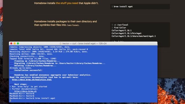 Gestor paquetes en Mac - HomeBrew смотреть онлайн