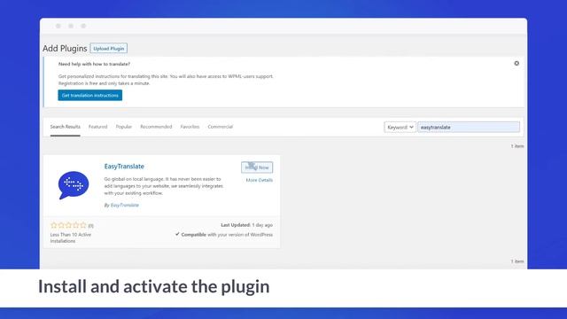 EasyTranslate WordPress Plugin смотреть онлайн