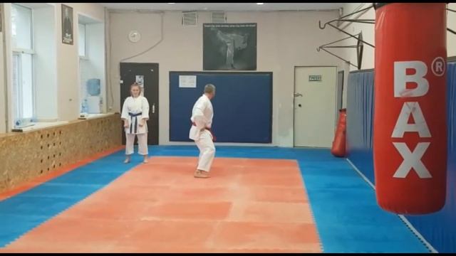 Ката на оранжевый пояс. Ката на зеленый пояс. Сдача на 6 кю. Мой папа смотреть онлайн