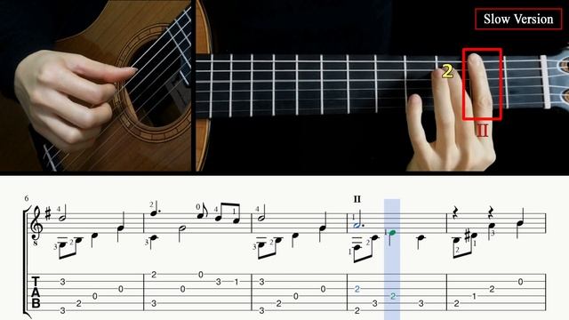 Moon River - Fingerstyle Lesson + TAB смотреть онлайн