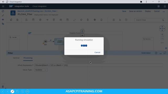 Filter and Simulation for SAP CPI смотреть онлайн