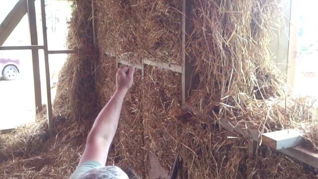 дом из соломы, испытание стен. Straw House_1