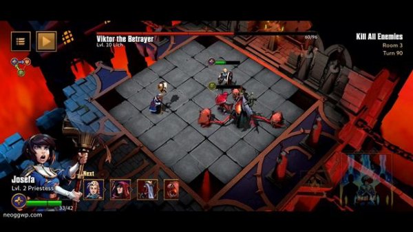 Grimguard Tactics (Android) - Strategy RPG Gameplay