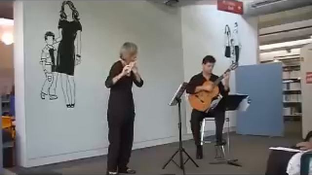 PAGANINI - Sonata op.3, no.3 - Guitar & Flute - DUO ORFEO смотреть онлайн