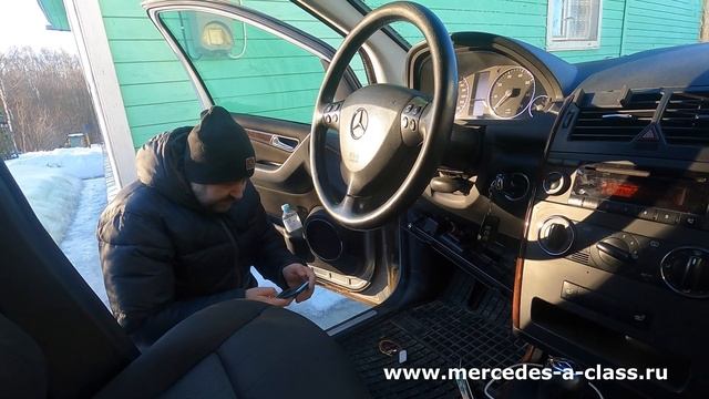 Эмулятор блокировки руля Мерседес смотреть онлайн