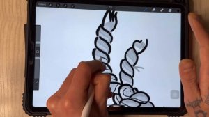 Pencil Sketch Drawing with Procreate - on iPad pro