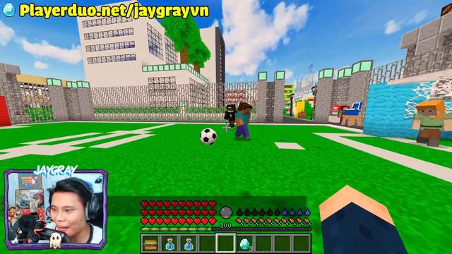 MINECRAFT GTA 5 CITY - TẬP 3: JAYGRAY THỬ THÁCH LÀM CR7 ĐÁ BANH CHIẾN THẮNG MESSI*SINH TỒN THÀNH PH смотреть онлайн