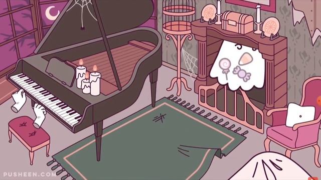 pusheen capitulo 1, La mansion embrujada de Boosheen. смотреть онлайн