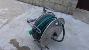 как пользоваться шлангом, шлаг поливочный, шланг на барабане, барабан для шланга.