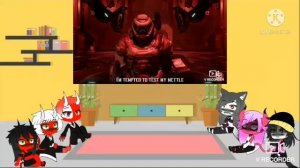 [GCRV] Helluva Boss reacts to Doom Eternal: The Ancient Gods rap