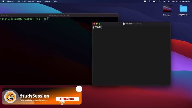 How To Run Python Files From Terminal (Mac) смотреть онлайн