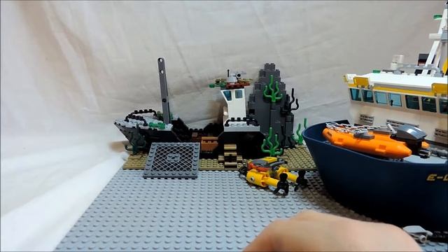 Обзор LEGO City 60095 корабль исследователей морских глубин смотреть онлайн