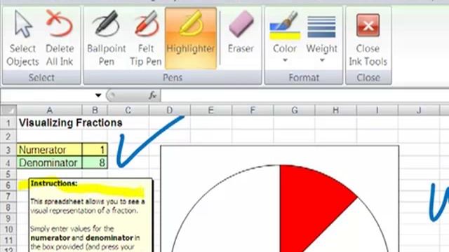 MS Excel 2007 Inking смотреть онлайн