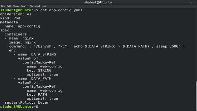 Using ConfigMaps Kubernetes смотреть онлайн