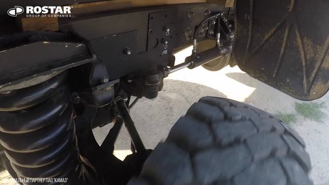 КАМАЗ-43502 на независимой подвеске с управляемыми колесами смотреть онлайн