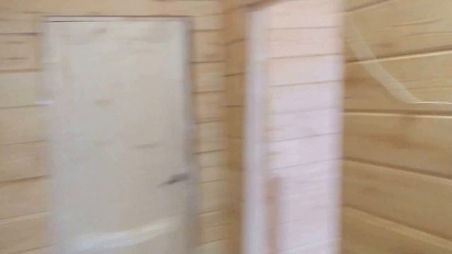 Внутренняя отделка бани из клееного бруса коп. Газовик г. Сургут смотреть онлайн