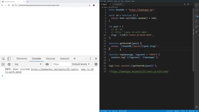 Arrow Functions in JavaScript - ES6 смотреть онлайн