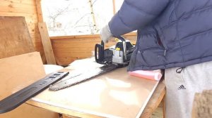 Подтянуть цепь Huter BS-52