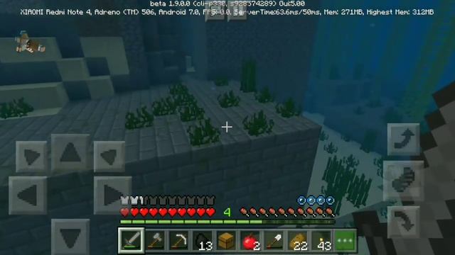 Выживание с другом на телефоне в Minecraft PE(1.9.0.0) #4 - Крепость дракона