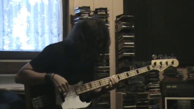 Mára recording bass lines for Gorthaur´s Wrath upcoming album "War for Heaven" at Woodshed studio. смотреть онлайн