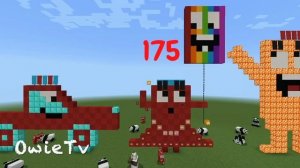 Numberblocks Minecraft -COUNTING BY 25 | Learn to Count | Skip Counting by 25 | Math Counting Song