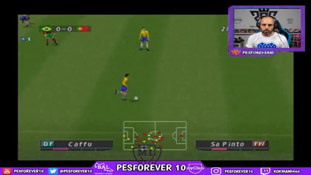ISS PRO EVOLUTION 2 PS1 NUEVO CAPITULO PES RETRO смотреть онлайн