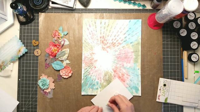 Scrapbook Mixed Media Process: Lindy's Magicals