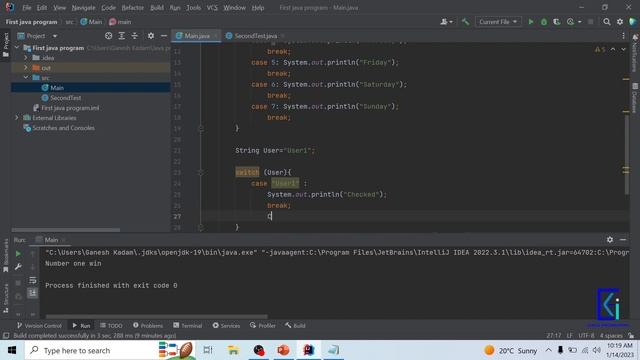 10 - Switch case in java | Basic use of switch case | JAVA смотреть онлайн