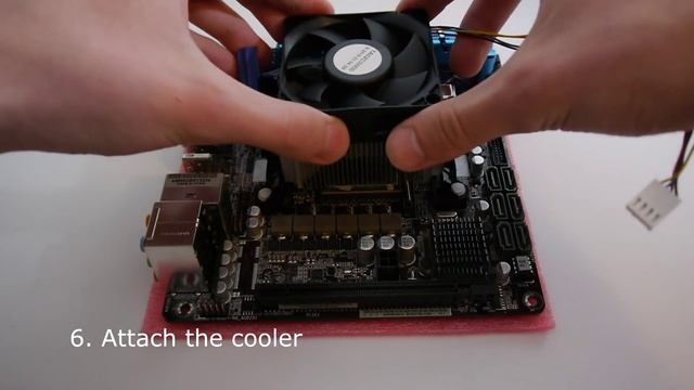 AMD Socket FM2+, CPU and Boxedcooler installation [EN] смотреть онлайн