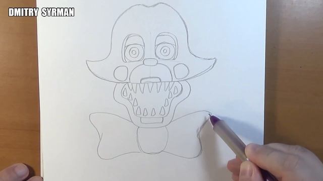 Как нарисовать Мангл, ФНаФ, How to draw Mangle, FNaF смотреть онлайн