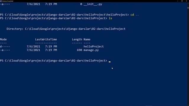 #04 Python Django | Project va App смотреть онлайн