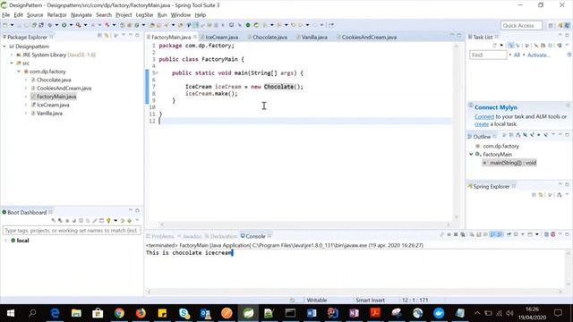 Factory design pattern - Java смотреть онлайн